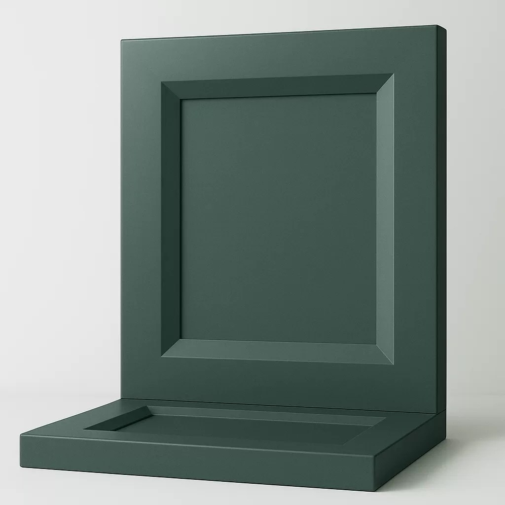 Bolton — Green door style from 802 Cabinetry