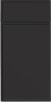 Luna Black door finish from Hampshire Craft Shaker Slim (Luna)
