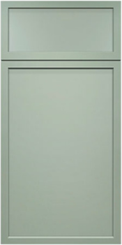 Sage Green door finish from Hampshire Craft Shaker Slim (Luna)
